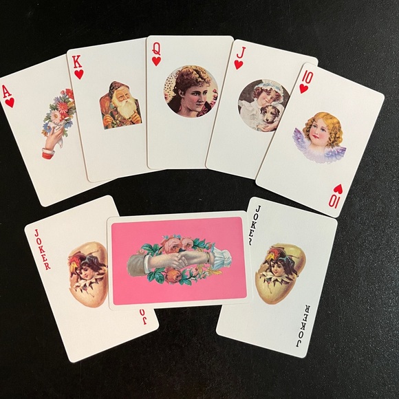 Victorian Playing Cards in Original Box Complete Like New - Picture 2 of 6